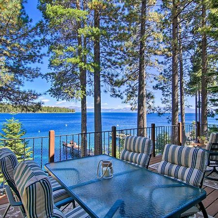 Waterfront Meeks Bay Home Hot Tub, Walk To Trail Tahoma Exterior photo